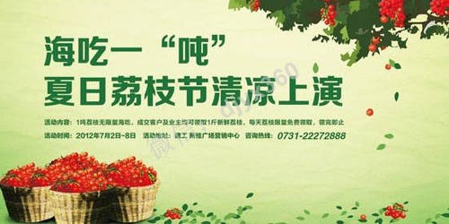 上千斤荔枝的全城轰动性营销方案